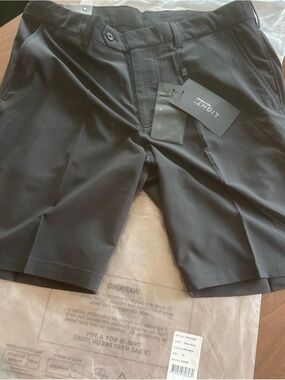 J.Lindeberg Black Men’s  Golf Shorts